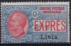 1915 30ct LIBIA-Italiaanse kolonie-expressepost, Ophalen of Verzenden, Libië, Postfris