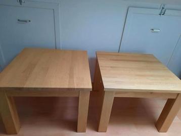 Massief houten tafels x 2  beschikbaar voor biedingen