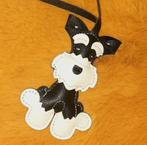 Tashanger sleutelhanger schnauzer hanger hondje, Verzenden, Nieuw
