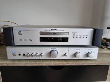 Prachtige goede Rotel hifi set Ra-02 en RDV 1050 E beschikbaar voor biedingen