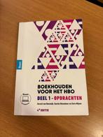 Boekhouden voor het hbo, Nieuw, Ophalen of Verzenden, Overige niveaus, Economie