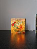 Vintage wandlamp of tafellamp breukglas Cosack 1970s, Ophalen of Verzenden, Zo goed als nieuw, Glas, Minder dan 50 cm