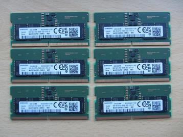 6x Samsung 8GB PC5-44800 DDR5-5600MHz Non-ECC Unbuffered CL4 beschikbaar voor biedingen