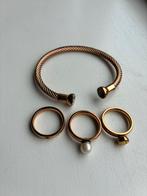 Armband en ringen van MelanO, Sieraden, Tassen en Uiterlijk, Ringen, Ophalen of Verzenden, Gebruikt, Overige kleuren, Dame