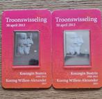 Troonswisseling zegel zilver, Postzegels en Munten, Postzegels | Nederland, Ophalen of Verzenden