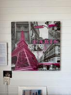 60*60 Paris abstract, Antiek en Kunst, Kunst | Schilderijen | Abstract, Ophalen of Verzenden