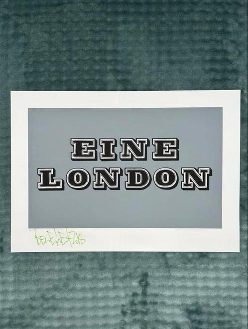 ‘London’ screenprint by Ben Eine - street art, Antiek en Kunst, Kunst | Litho's en Zeefdrukken, Ophalen of Verzenden