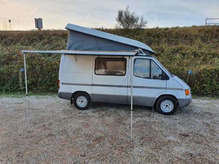 1986 Ford Westfalia automaat, benzine , belastingvrij 😎, Caravans en Kamperen, Campers, Particulier, tot en met 4, Buscamper of Camperbus