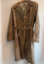 Vintage Leren Jas Jaren 90 Y2K Beige, Ophalen of Verzenden, Gedragen, Maat 34 (XS) of kleiner, Beige