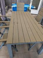 tuinset met 5 stoelen, Tuin en Terras, Tuinsets en Loungesets, Ophalen, Gebruikt