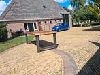 eettafel, Huis en Inrichting, Tafels | Eettafels, Ophalen, Metaal, 50 tot 100 cm, Rechthoekig