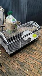 Binnenhok van Ferplast Bianca 120- 119x58x61 cm Zwart Wit, Dieren en Toebehoren, Knaagdieren en Konijnen | Hokken en Kooien, Zo goed als nieuw