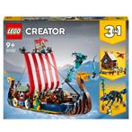 LEGO Creator Vehicles Vikingschip - Midgaardslang - 31132, Kinderen en Baby's, Speelgoed | Duplo en Lego, Ophalen of Verzenden
