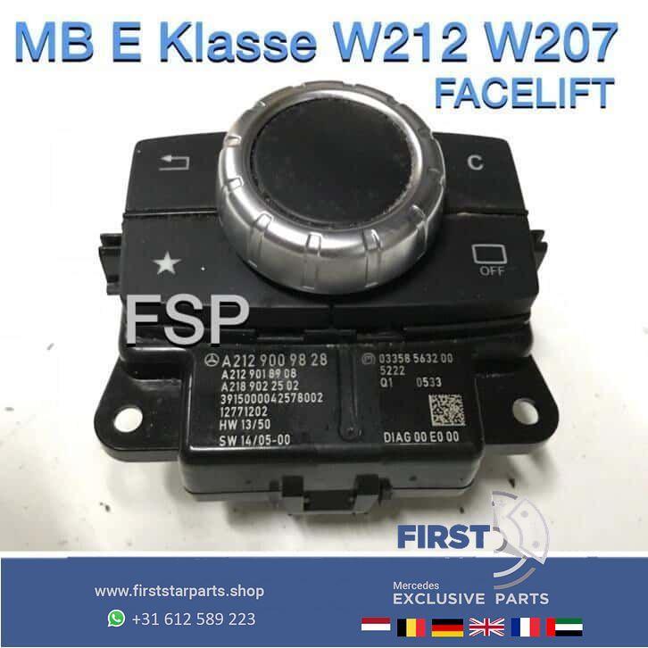 W207 W212 W218 comand bediening knop Multimedia E Klasse CLS, Auto-onderdelen, Dashboard en Schakelaars, Mercedes-Benz, Gebruikt