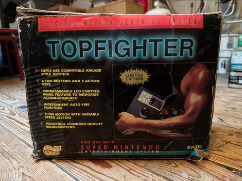 Topfighter Arcade Joystick voor SNES Super Nintendo, Spelcomputers en Games, Spelcomputers | Nintendo Super NES, Zo goed als nieuw