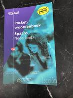 Pocket woordenboek Nederlands-Spaans, Boeken, Woordenboeken, Van Dale, Zo goed als nieuw, Nederlands, Verzenden