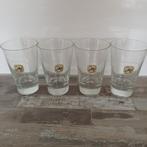 Set van 4 frisdrankglazen met Jillz logo, Ophalen of Verzenden, Nieuw, Frisdrankglas