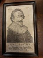 Hugo de Groot Portret, 1689, Antiek en Kunst, Kunst | Etsen en Gravures, Ophalen of Verzenden