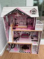 Poppenhuis Kidkraft 65093 Amelia inclusief meubels, Ophalen of Verzenden, Gebruikt, Poppenhuis