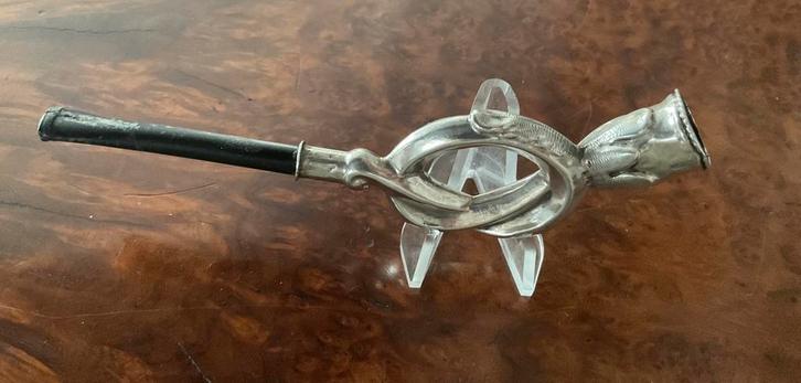 Antiek zilveren bruidegomspijpje, Antiek en Kunst, Antiek | Goud en Zilver, Ophalen of Verzenden