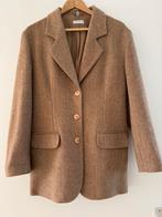Wollen jasje / colbert TWEED bruin visgraat 36/38 Bijenkorf., Maat 38/40 (M), Bruin, Bijenkorf, Ophalen of Verzenden