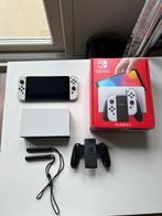 Nintendo Switch OLED Wit, Spelcomputers en Games, Spelcomputers | Nintendo Switch, Ophalen of Verzenden, Gebruikt, Met 1 controller