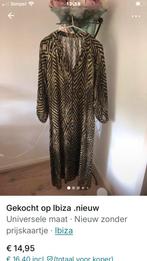 Mooie jurk  kleuren.groen beige zwart, Zwart, Nieuw, Ophalen of Verzenden, Ibiza