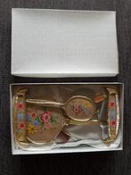 Antieke kaptafel set bloemen in orginele doos, Antiek en Kunst, Ophalen of Verzenden