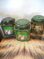 3 oude theeblikken Douwe Egberts, Verzamelen, Blikken, Ophalen of Verzenden, Gebruikt, Thee, Douwe Egberts