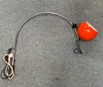 60s Gepo Boog Wandlamp Oranje, Gebruikt, Metaal, Ophalen