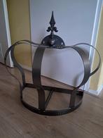 GROTE METALEN KAPSTOK 'KROON', Zo goed als nieuw, Minder dan 100 cm, Metaal, Ophalen