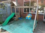 Houten speeltoestel, Ophalen, Gebruikt, Glijbaan