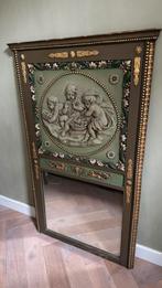 Antieke trumeau spiegel, Ophalen of Verzenden, Rechthoekig
