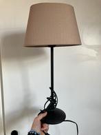Tafellamp zwart bruin taub kap, Ophalen of Verzenden, Zo goed als nieuw, Minder dan 50 cm
