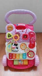 Prachtige VTech Baby Walker roze met activiteitenbord, Ophalen, Zo goed als nieuw, 6 maanden tot 2 jaar