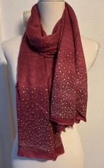 Cassis rode sjaal met glittersteentjes, Ophalen of Verzenden, Nieuw, Sjaal