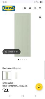 Ikea Stensund keukendeurtjes, Huis en Inrichting, Zo goed als nieuw, Minder dan 100 cm, 25 tot 50 cm, Groen