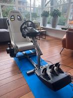 Logitech g29 met gearshifter - playseat evolution white, Spelcomputers en Games, Spelcomputers | Sony PlayStation Consoles | Accessoires