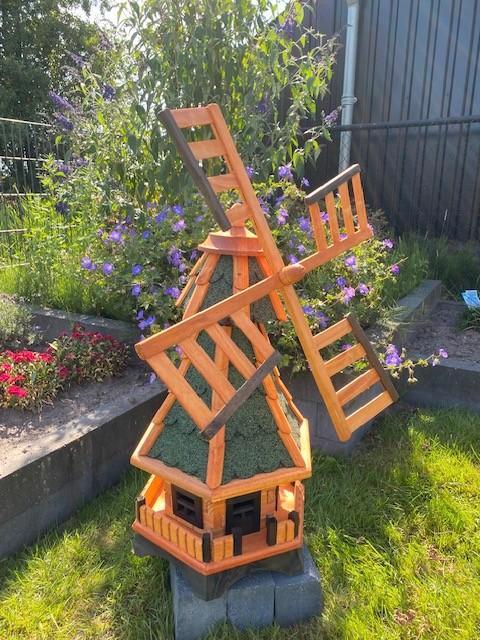 Schitterende Tuinmolen 95cm, Tuin en Terras, Windwijzers en Windmolens, Nieuw, Ophalen of Verzenden