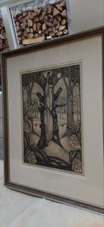 2x Litho van Chris le Roy, Antiek en Kunst, Ophalen