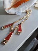 DLH DEPOSE COLLIER 1970, Ophalen of Verzenden, Zo goed als nieuw, Rood, Overige materialen