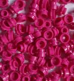 Lego 1x1 round plate with flower, Magenta (per 100), Ophalen of Verzenden, Nieuw, Losse stenen, Lego