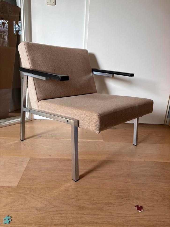 1960s Lounge chair by Martin Visser for Spectrum, Nederland, Huis en Inrichting, Fauteuils, Zo goed als nieuw, Metaal, 50 tot 75 cm