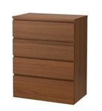 2x Malm Ikea ladekasten, bruin - gebruikt [ZSM WEG], Huis en Inrichting, Kasten | Ladekasten, Ophalen, Overige materialen, Gebruikt