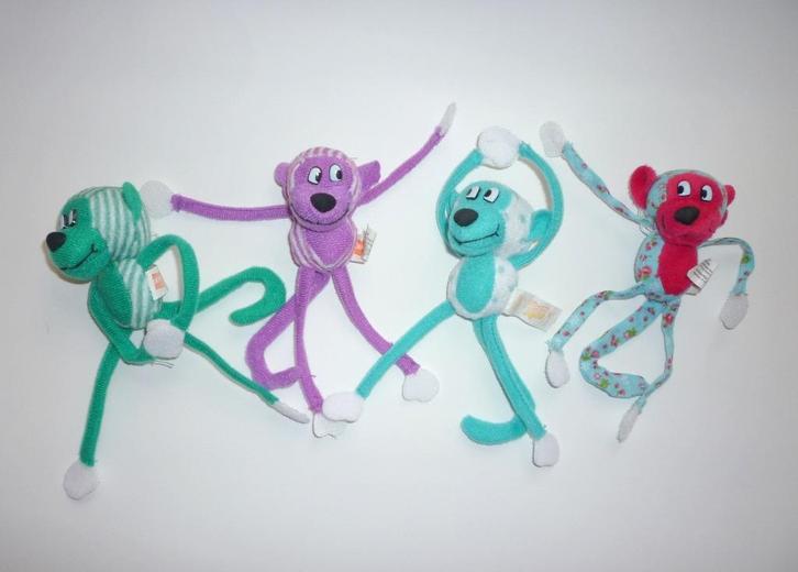 Aapjes, Kinderen en Baby's, Speelgoed | Knuffels en Pluche, Zo goed als nieuw, Overige typen, Ophalen of Verzenden