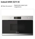 Indesit MWI 3211 IX inbouw magnetron, Ophalen of Verzenden, Zo goed als nieuw, Inbouw, Magnetron