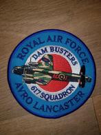 617 Squadron RAF Royal Air Force Dambusters Lancaster Patch, Embleem of Badge, Nederland, Luchtmacht, Ophalen of Verzenden