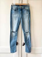 Mother skinny jeans ripped blauw, maat 28, Ophalen of Verzenden, Zo goed als nieuw, Blauw, W28 - W29 (confectie 36)