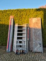 Nog een knap smal rolsteiger aluminium rolsteiger, Doe-het-zelf en Verbouw, Steigers, Ophalen, Gebruikt, Rolsteiger of Kamersteiger