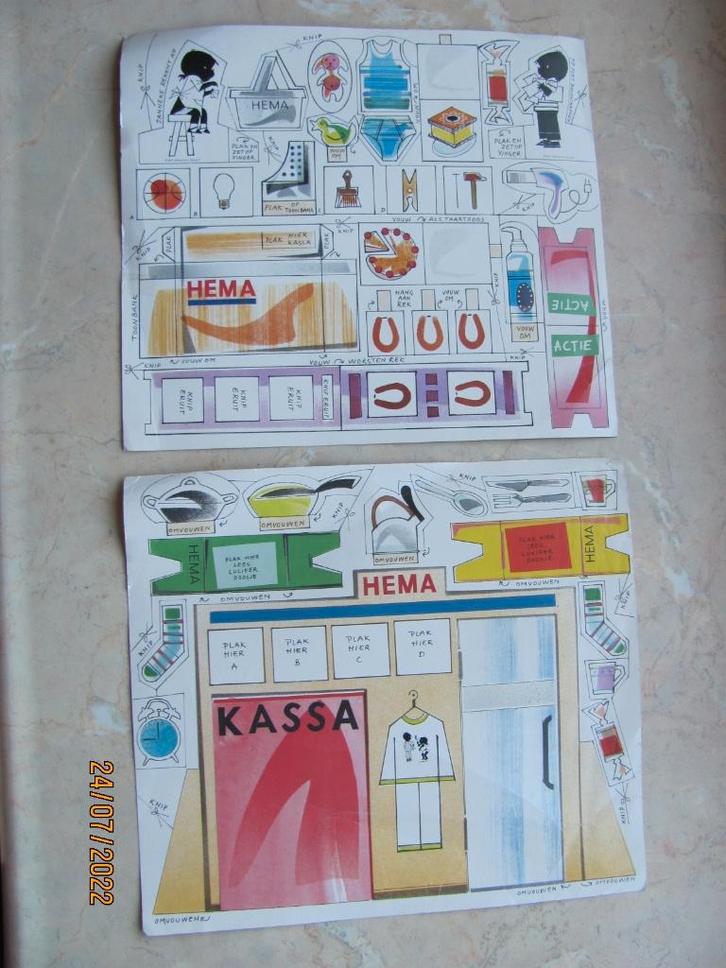 NIEUW papieren knutsel BOUWPLAAT Hema actie JIP JANNEKE Fiep, Kinderen en Baby's, Speelgoed | Educatief en Creatief, Knutselen